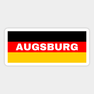 Augsburg City in German Flag Sticker